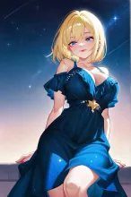 星空デートの彼女·星降る夜のデート の投稿作品
