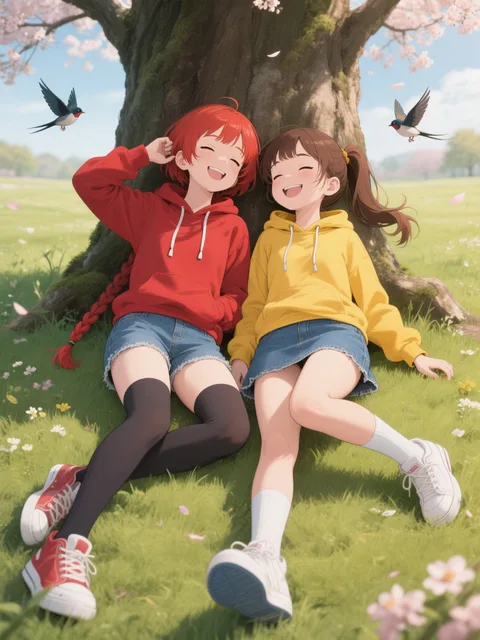 双子のうたた寝