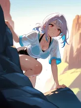 真夏の山ガール②