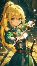 エルフの戦士