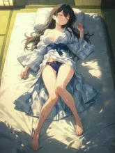 湯上がりの浴衣美人·温泉宿の夜 の投稿作品