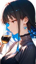 涙の乾杯 — ✩.*❁⃘*.ﾟ𝚂𝚊𝚈𝚊さんのAIイラスト