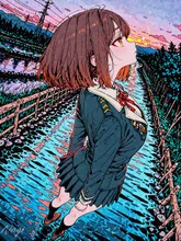 雨上がりの空を見上げて
