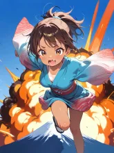 知恵「もっぱつ❣️どっかぁぁぁぁぁぁぁぁぁぁぁぁぁぁぁぁんッ‼️」