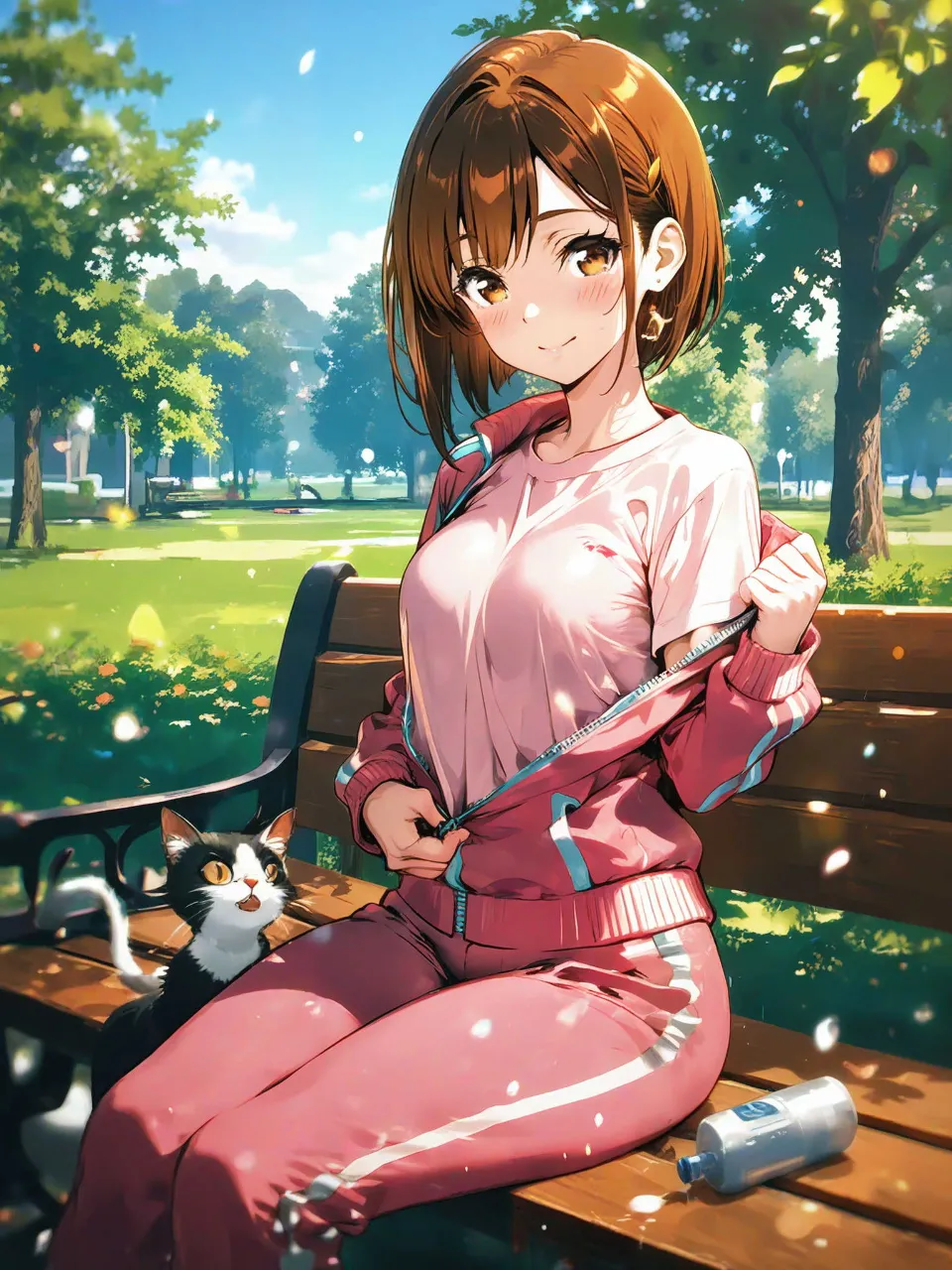 ジャージ娘｜AIイラスト無料生成 - SUPPART