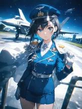 凛々しいミリタリーガール·凛と構える、戦場の華 の投稿作品