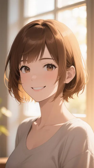 前髪少し切ったんだよ