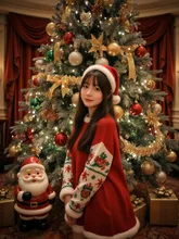 クリスマスパーティの前に — きらさんのAIイラスト