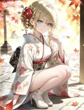 秋の化身美脚