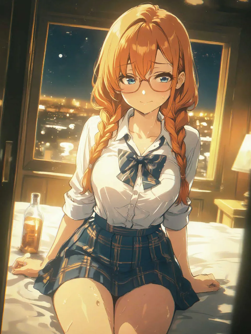 「ごめんね!もう電車無いもんねぇ!?」