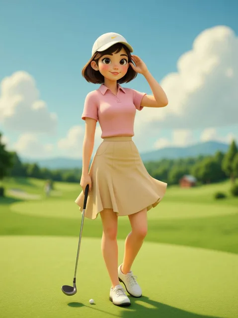 ゴルフ美女