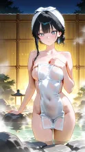 湯上がり美少女 — うさぬこ#麺ヘラさんのAIイラスト