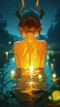 魔族だって水浴びしたい