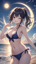 暑いね、一緒に遊ぼ⭐️ — SUPP62845004さんのAIイラスト