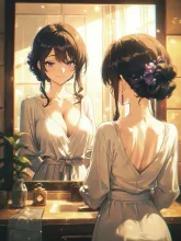 うなじ·ほつれ毛と首すじ の投稿作品