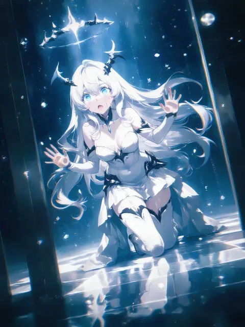 An emotional anime artwork of… - 天使 vs 悪魔