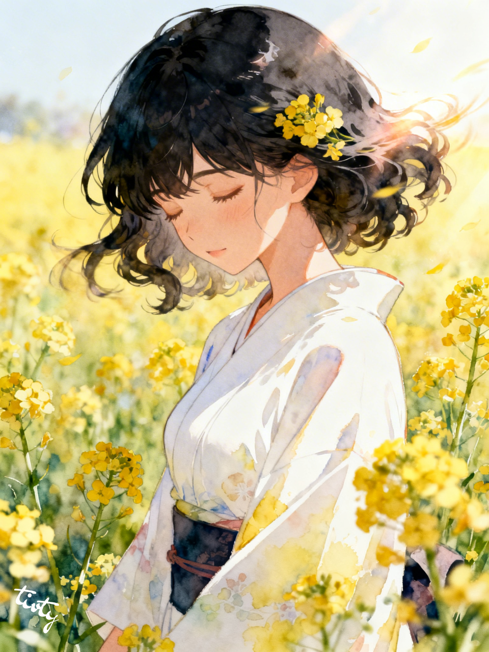 春の日差しに溶け込んで♪③ — てぃぶてぃさんのAIイラスト