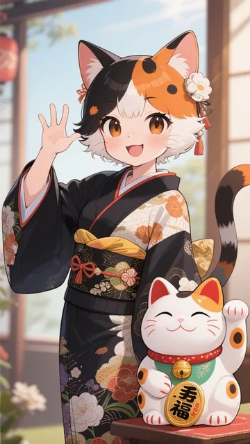 猫耳・猫娘