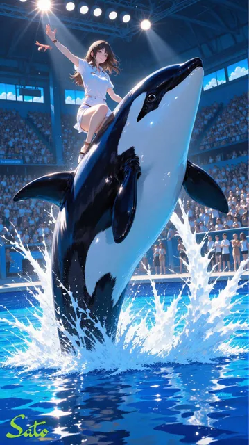 シャチのショータイム