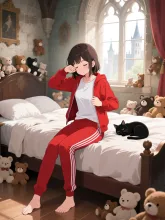 起きなくちゃ…… — miraiさんのAIイラスト
