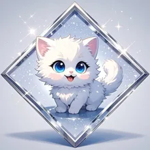 白い子猫