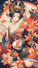 金魚と花魁