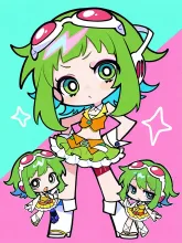 ちびキャラ風カートゥーン GUMI