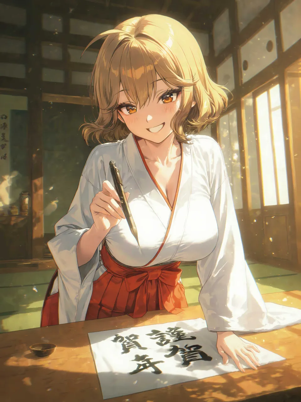 下手ではないでしょう? — 虎徹さんのAIイラスト