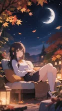 画像生成チャレンジ·秋の夜長 の投稿作品