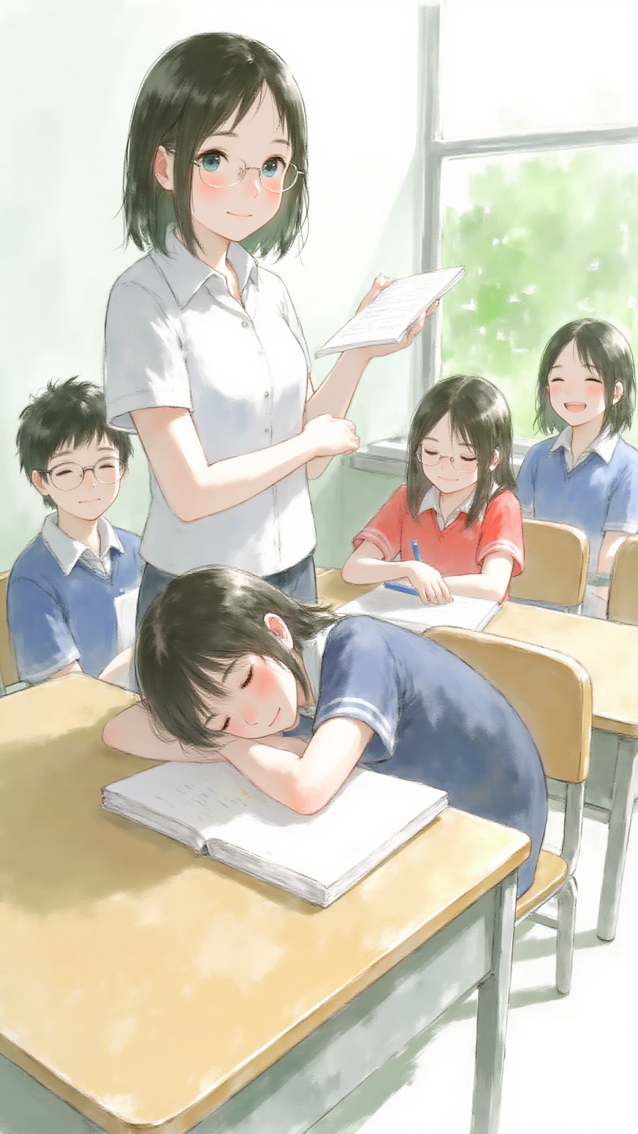 女子高生は眠いのだ