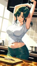 背伸び·服がずり上がる の投稿作品