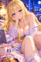 夜ふかし·寝ない理由は自由 の投稿作品