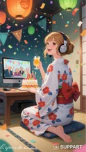 Liven up my grandma's birthday party from Japan