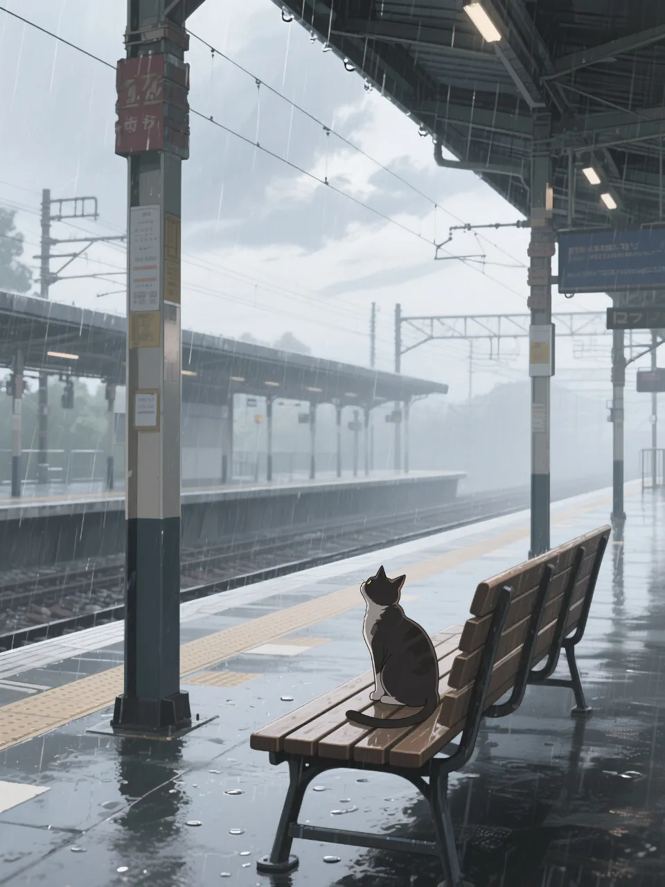 雨止まにゃいにゃあ
