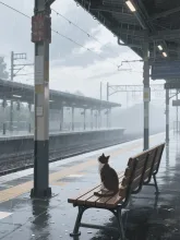雨止まにゃいにゃあ
