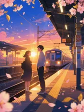 彼女を待つ夕暮れ·今宵チャレンジ の投稿作品