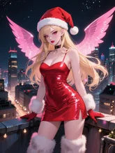 Fierce Gal Santa Queen Ruling the Night