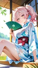 残暑見舞い — 3D・立体風アートのAIイラスト|SUPPART