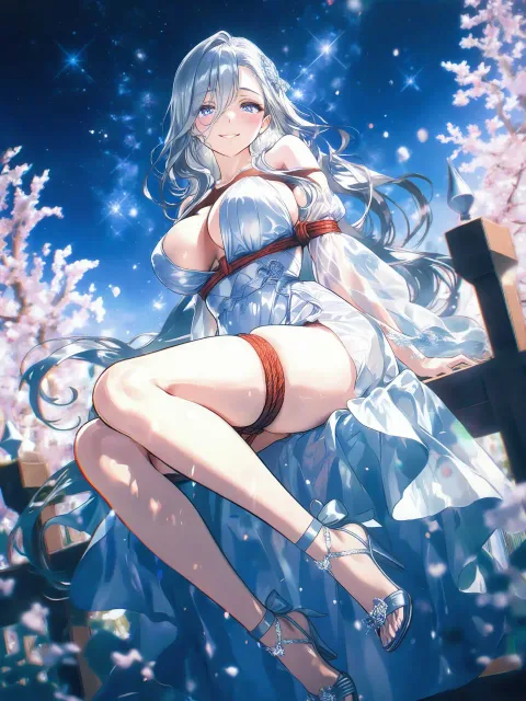 fancy kawaii illustration - 麻縄