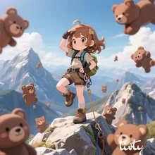 山登りさっちゃん♪(꒪ˊ꒳ˋ꒪)