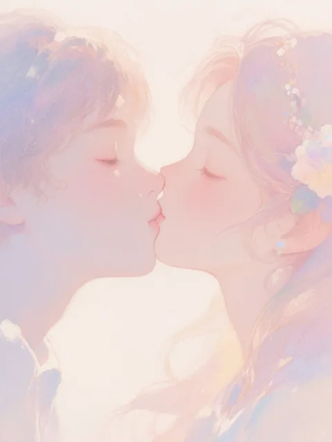 甘いファーストキス💋 - 画像生成チャレンジ