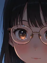 眼鏡 vs 素顔·外すとどうなる の投稿作品