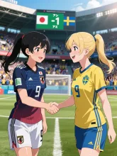 日本vsスウェーデン　その2