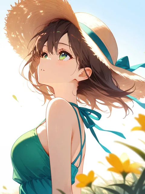 麦わら帽子の季節②