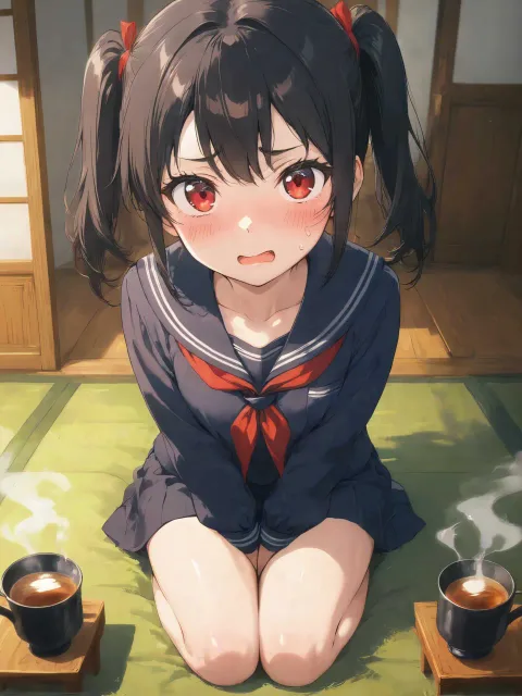 ど、どうぞ…