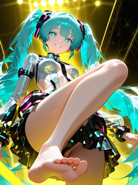 素足ミクさん