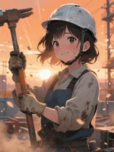 画像生成チャレンジ·労働者👷 の投稿作品