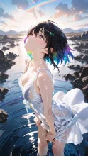 夕立の虹·空にかかる七色の橋 の投稿作品
