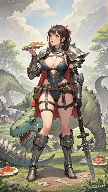 When you defeat an enemy, you somehow get food.