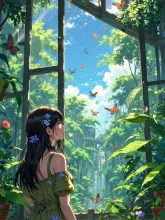 01-58 閉じられた楽園 — ワンピースイラストのAIイラスト|SUPPART